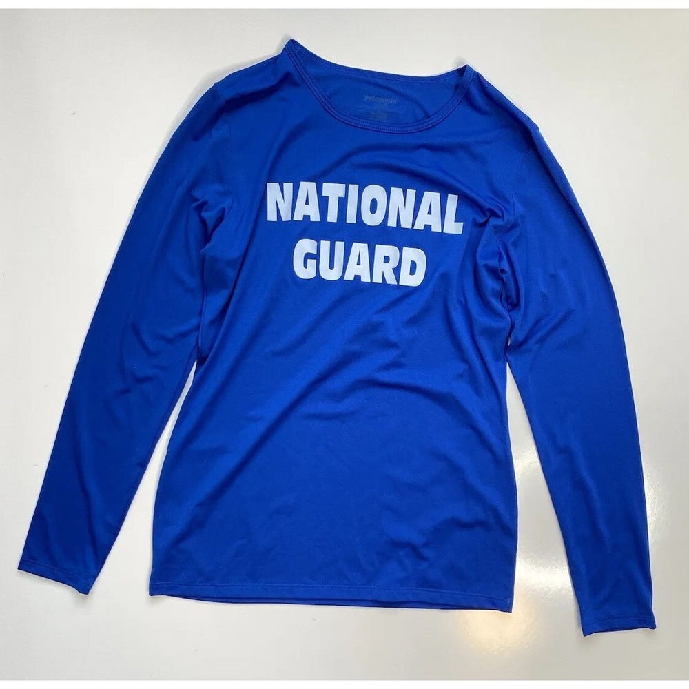 Patagonia Capilene 1 Silkweight NATIONAL GUARD Base Layer Top / Men's Medium